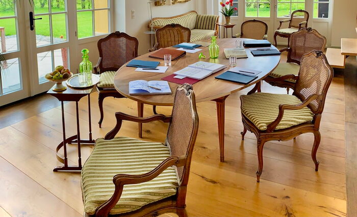 Tagen in der Orangerie